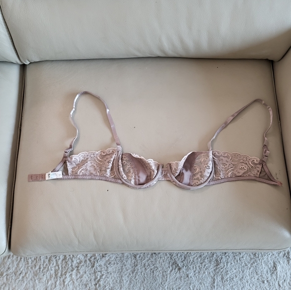 Vintage Christian Dior ballet lavender balconette dainty bra - Picture 7 of 9